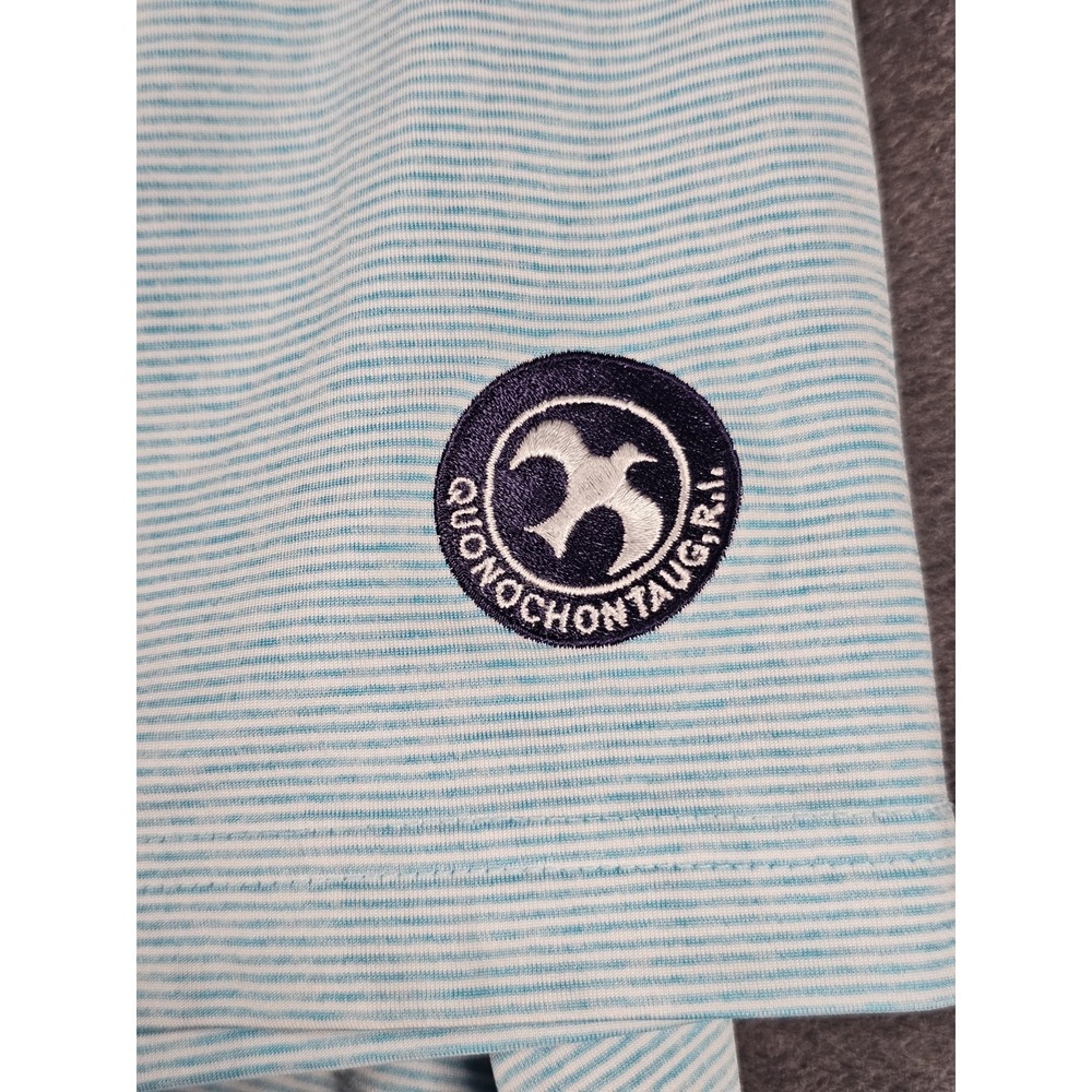 johnnie-O Lyndon Polo Mens XL Ibiza Stripe Performance Golf Shirt JMPO2010 - Picture 4 of 10